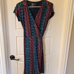Pact Organic wrap dress